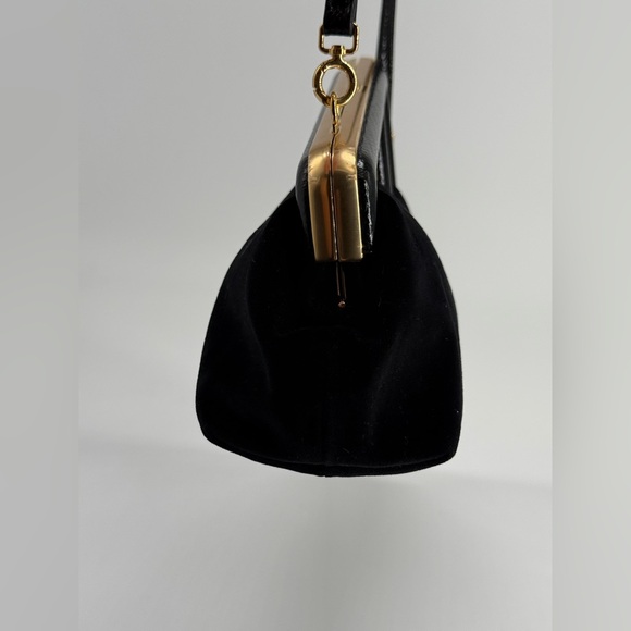 Fendi Zucca FF Black Velvet Evening Bag - Picture 7 of 13
